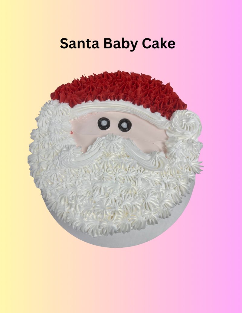 Santa Baby custom ice cream cake