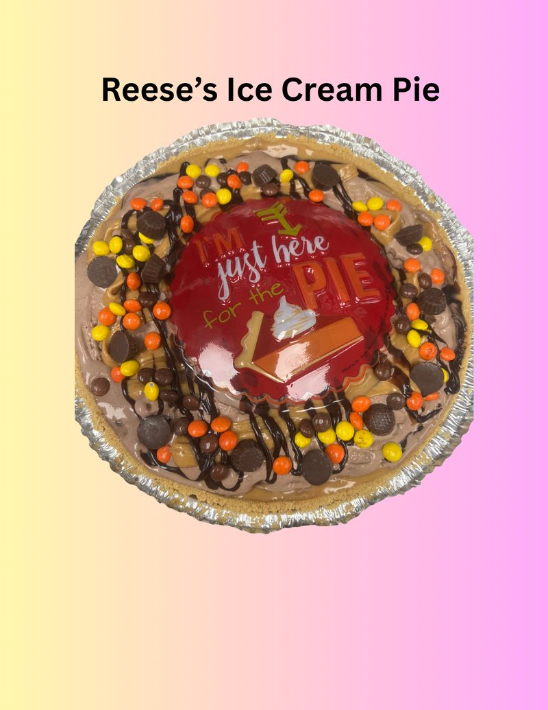 Reese's ice cream pie