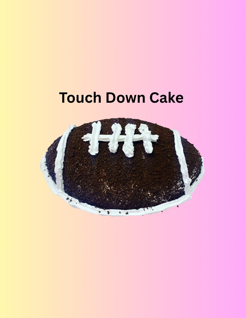 Touch Down custom ice cream cake