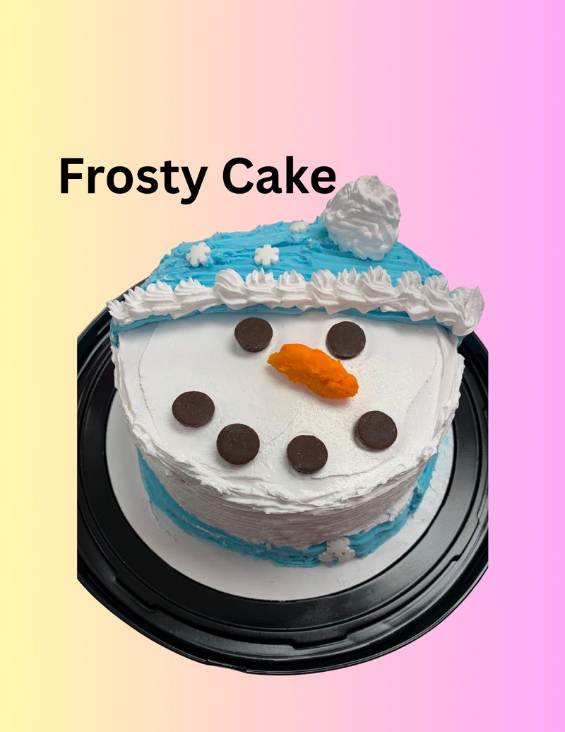 Frosty custom ice cream cake