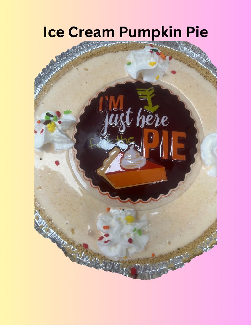 Ice cream pumpkin pie